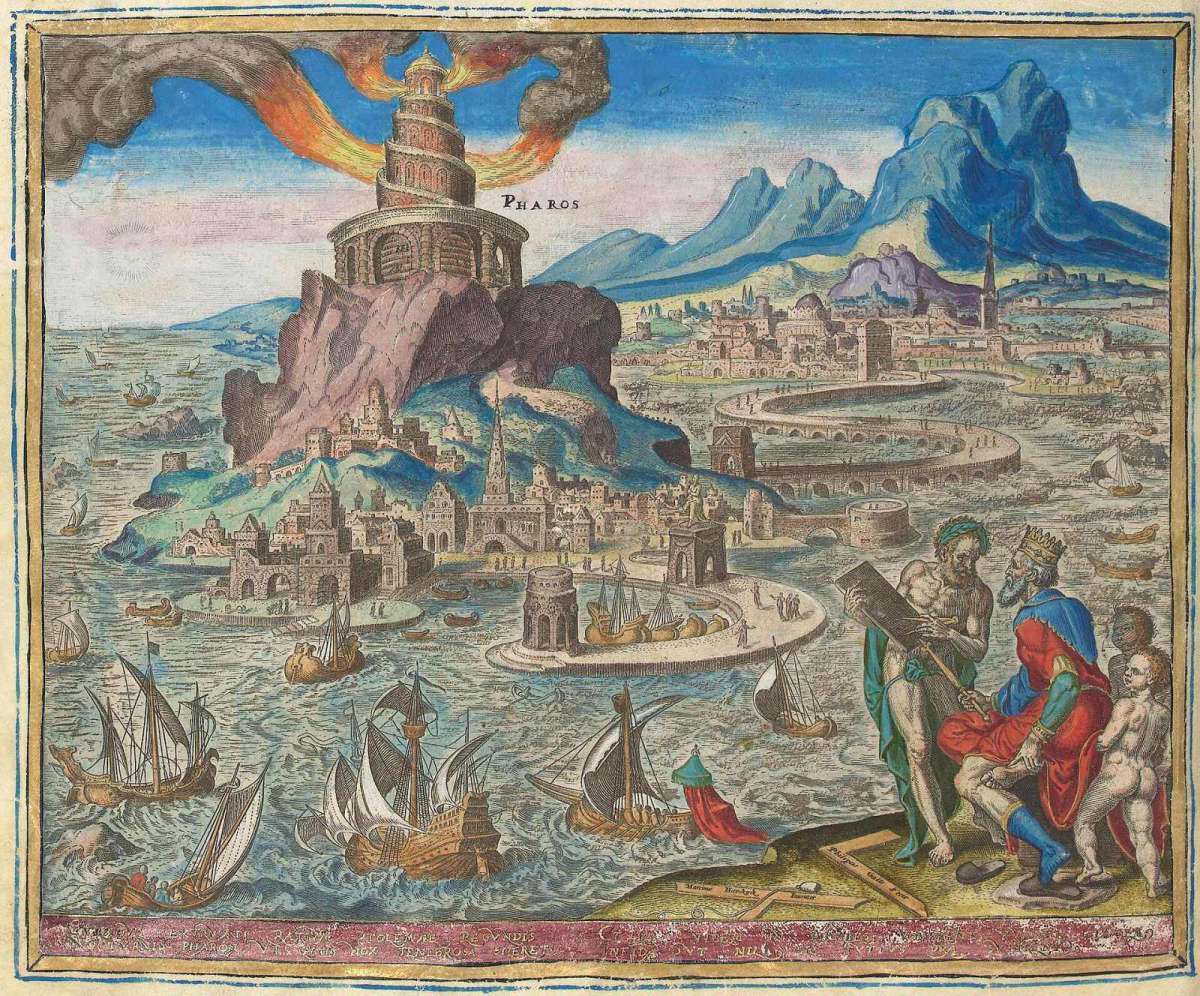 Aleksandrijski svetionik, gravira
