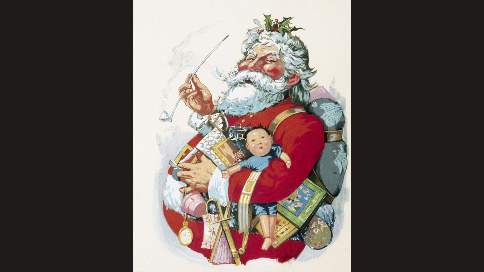 Ilustracija Deda Mraza Tomasa Nasta iz 1881.