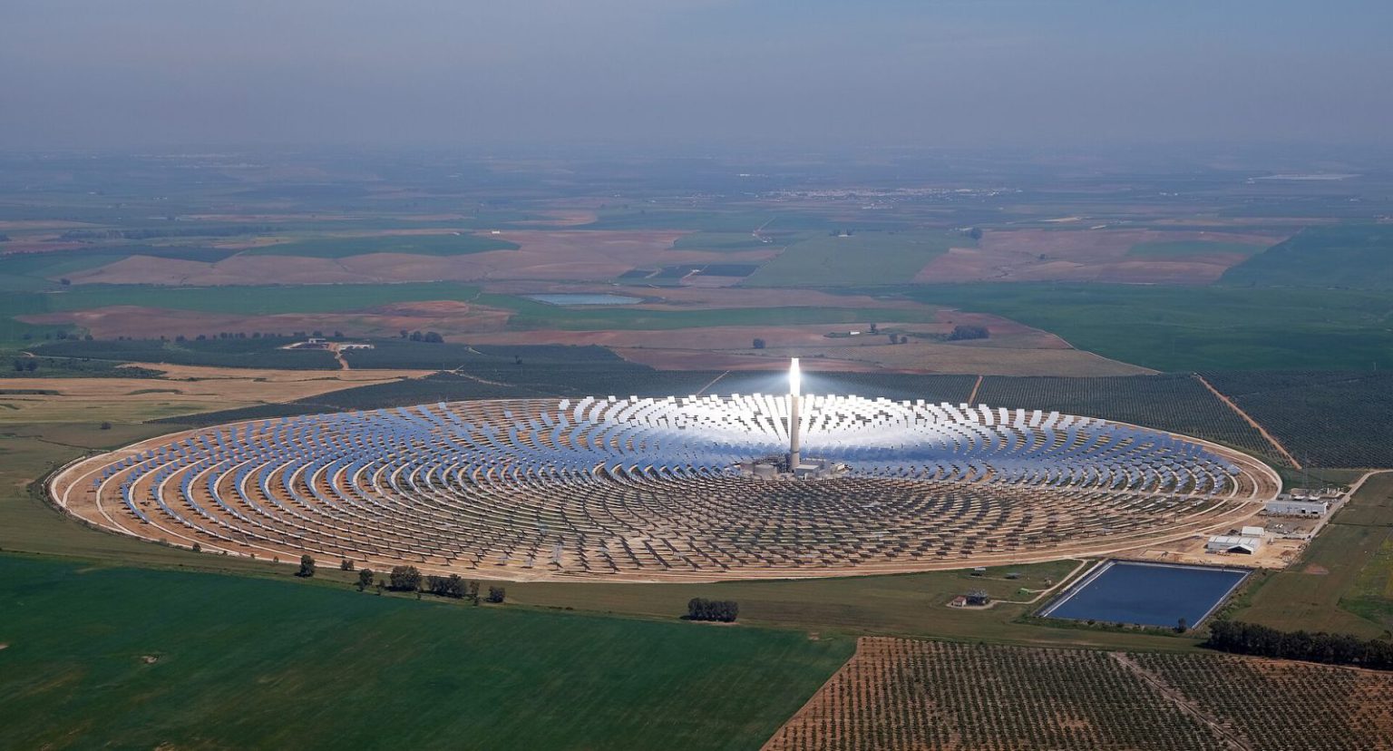 Solarna elektrana Gemasolar iz vazduha