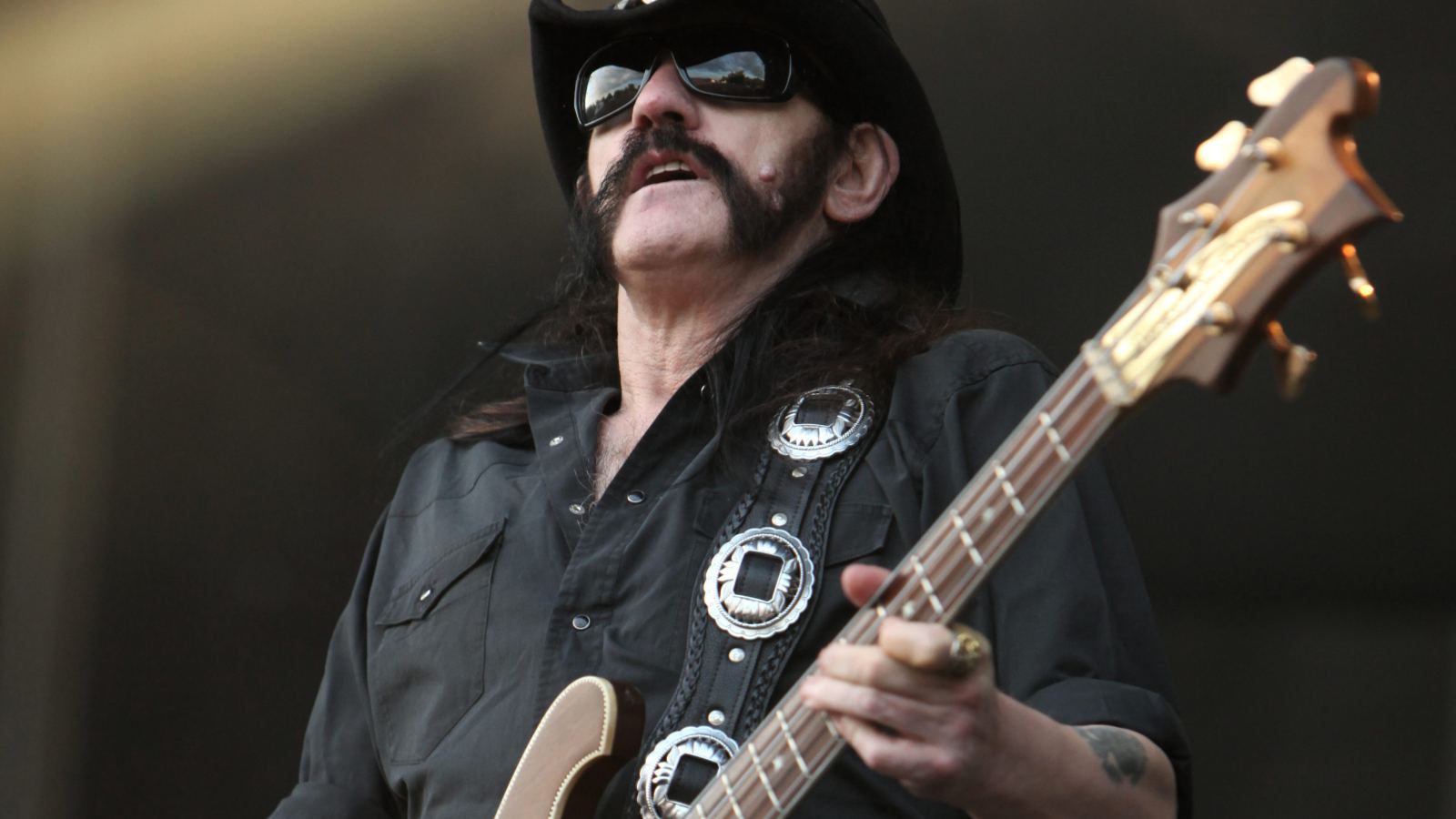 Lemi Kilmister na koncertu Motorhed-a